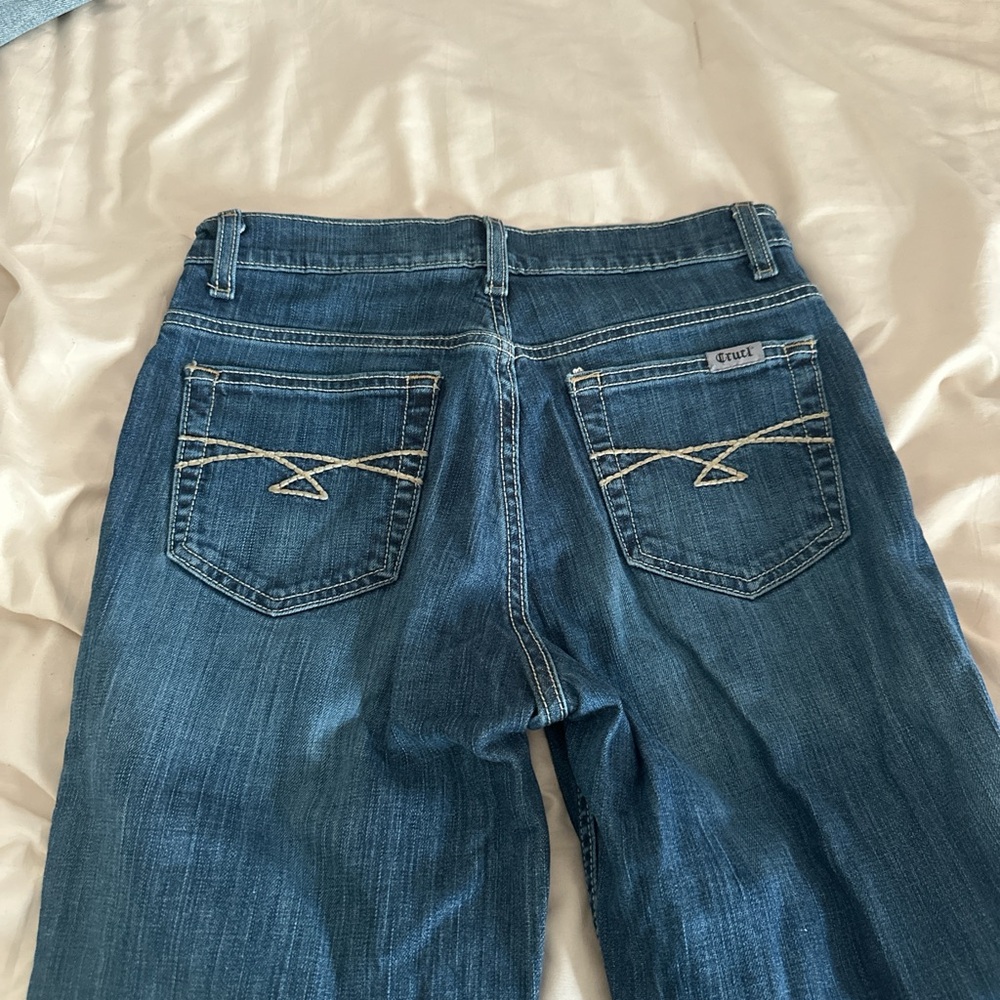Stylish Blue Boot Cut Jeans for Women